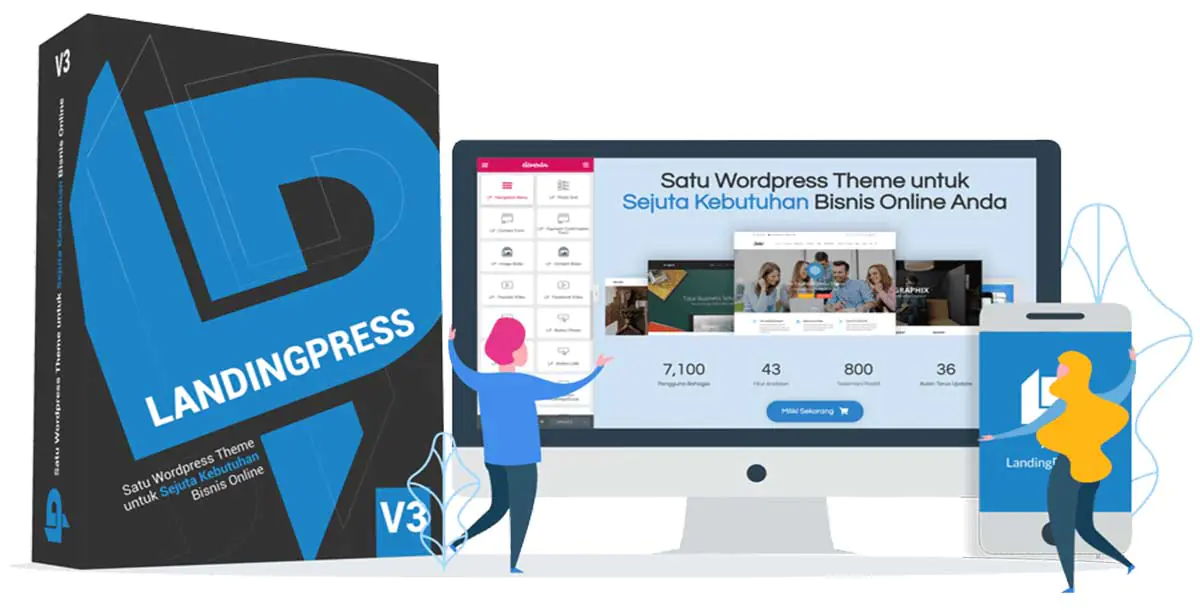 LandingPress - Solusi Landing Page WordPress Terbaik