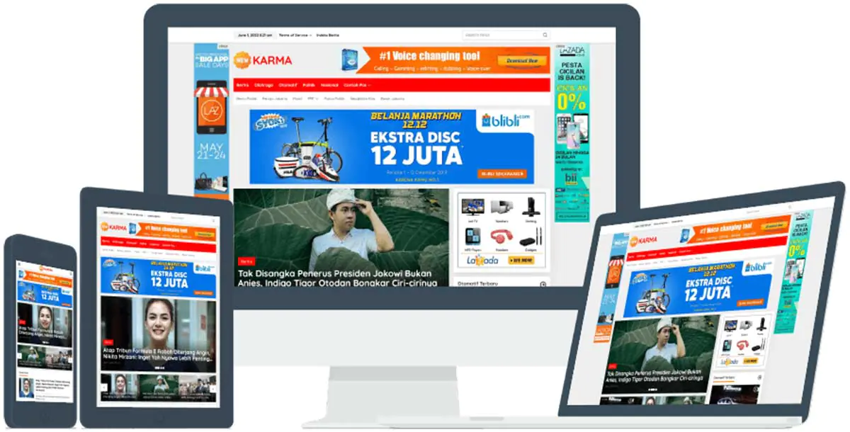 Newkarma WordPress Theme Berita Mirip Detik