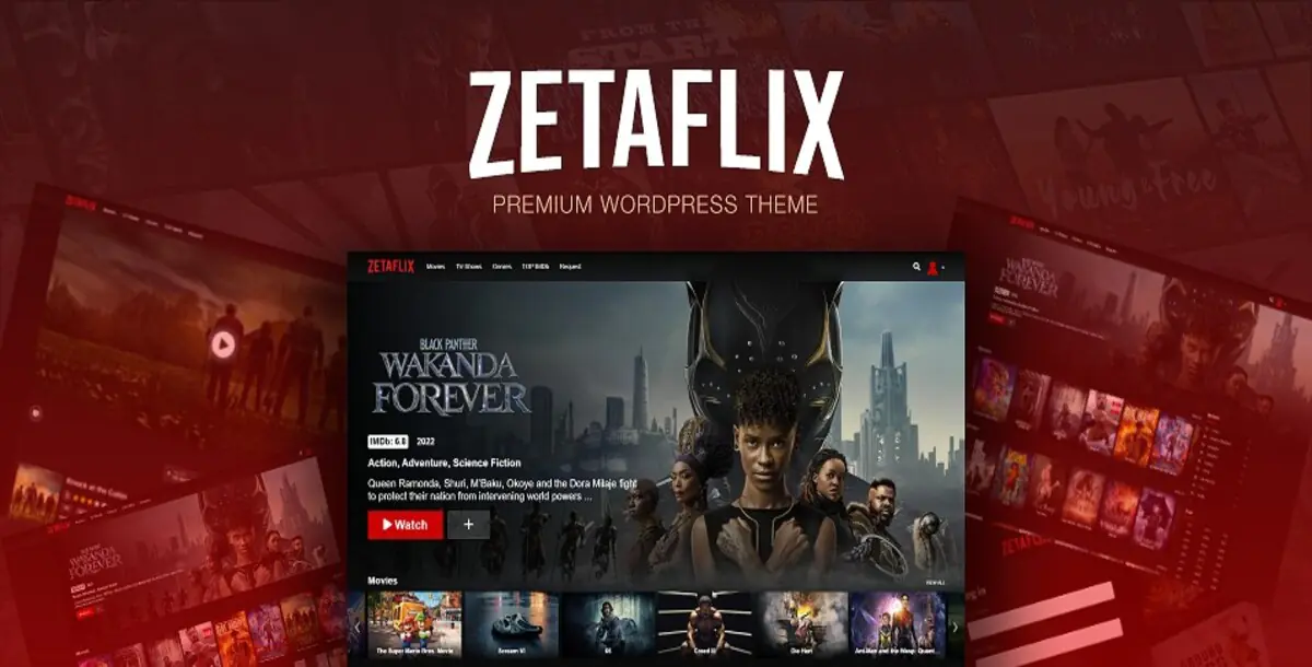 ZetaFlix - Movie Wordpress Theme